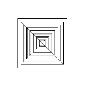 Difusor tipo diamante. INOX. SSLSD